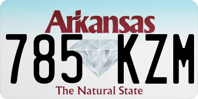 AR license plate 785KZM