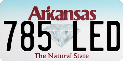 AR license plate 785LED