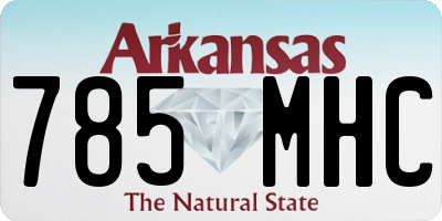 AR license plate 785MHC