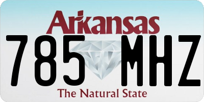 AR license plate 785MHZ