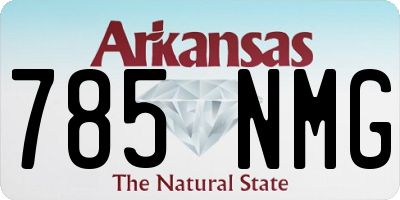 AR license plate 785NMG