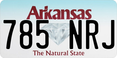 AR license plate 785NRJ