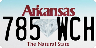 AR license plate 785WCH
