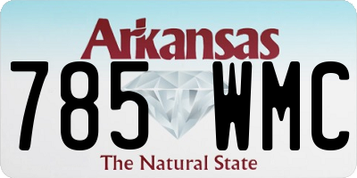 AR license plate 785WMC