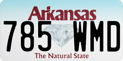 AR license plate 785WMD
