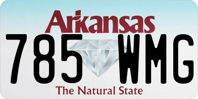 AR license plate 785WMG