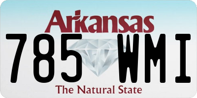 AR license plate 785WMI