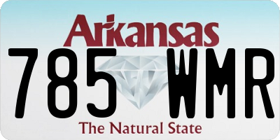AR license plate 785WMR