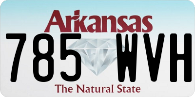 AR license plate 785WVH