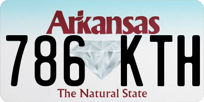 AR license plate 786KTH