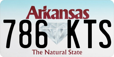 AR license plate 786KTS