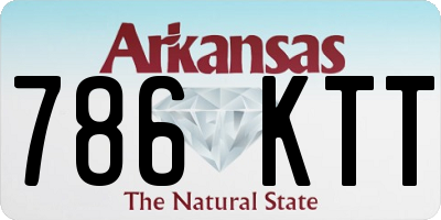 AR license plate 786KTT