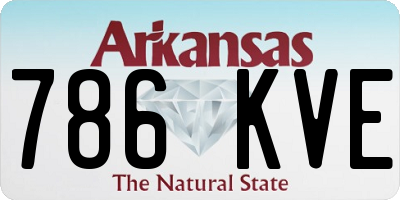 AR license plate 786KVE