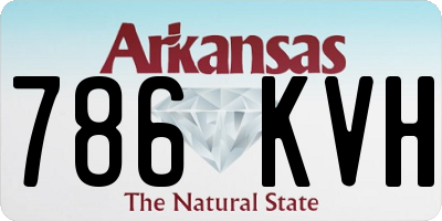 AR license plate 786KVH