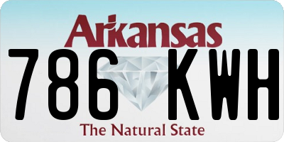 AR license plate 786KWH