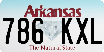 AR license plate 786KXL