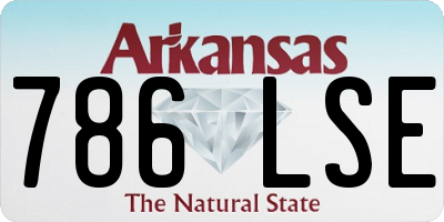 AR license plate 786LSE