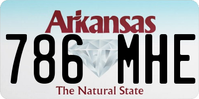 AR license plate 786MHE