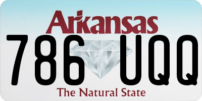 AR license plate 786UQQ
