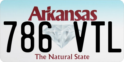 AR license plate 786VTL