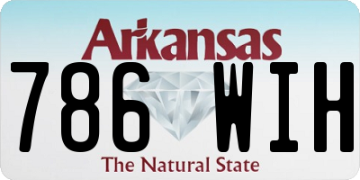 AR license plate 786WIH