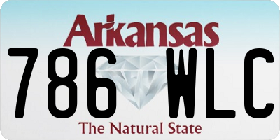 AR license plate 786WLC