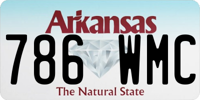 AR license plate 786WMC