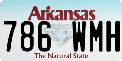 AR license plate 786WMH