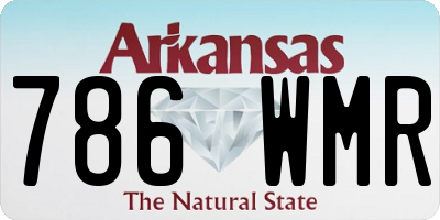 AR license plate 786WMR