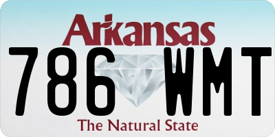 AR license plate 786WMT