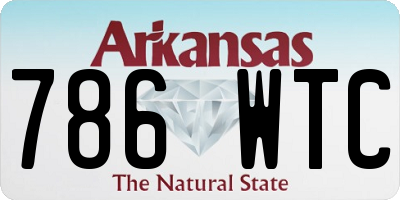 AR license plate 786WTC