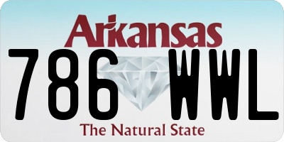 AR license plate 786WWL