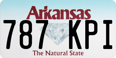 AR license plate 787KPI