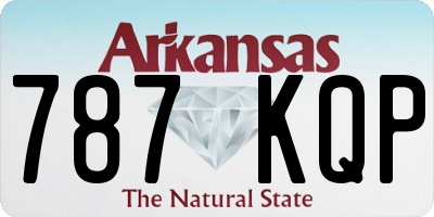 AR license plate 787KQP
