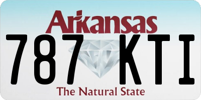 AR license plate 787KTI