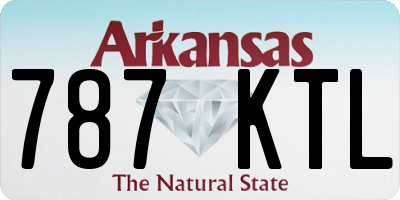 AR license plate 787KTL