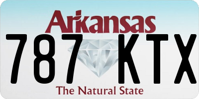 AR license plate 787KTX