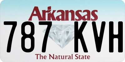 AR license plate 787KVH