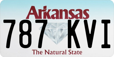 AR license plate 787KVI