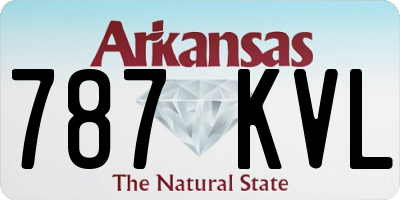 AR license plate 787KVL