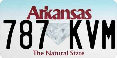 AR license plate 787KVM
