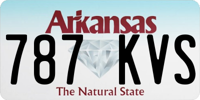 AR license plate 787KVS