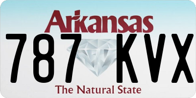 AR license plate 787KVX