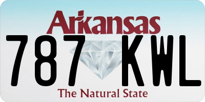 AR license plate 787KWL
