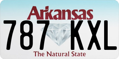 AR license plate 787KXL
