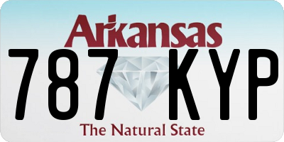 AR license plate 787KYP
