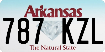 AR license plate 787KZL