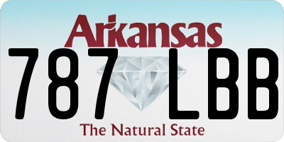 AR license plate 787LBB