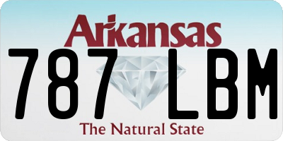 AR license plate 787LBM