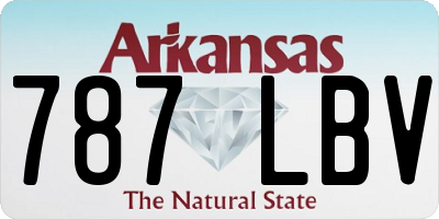 AR license plate 787LBV